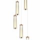 Каскадная люстра Indigo Rilucente 11061/5P Gold V000151L