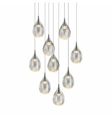 Каскадная люстра Delight Collection Stilla MD24001004-9A chrome/clear