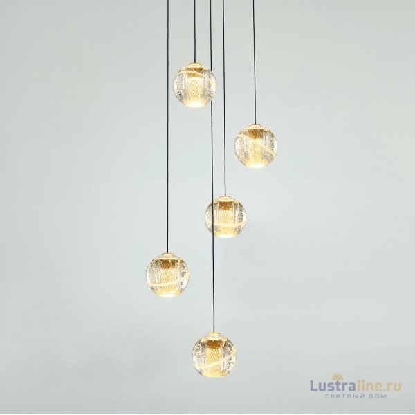 Каскадная люстра DeLight Collection MD22001052-5A gold Каскадная люстра DeLight Collection MD22001052-5A gold