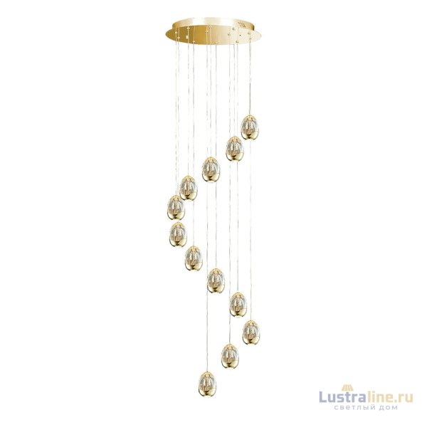 Каскадная люстра Delight Collection Terrene MD13003023-12A gold Каскадная люстра Delight Collection Terrene MD13003023-12A gold