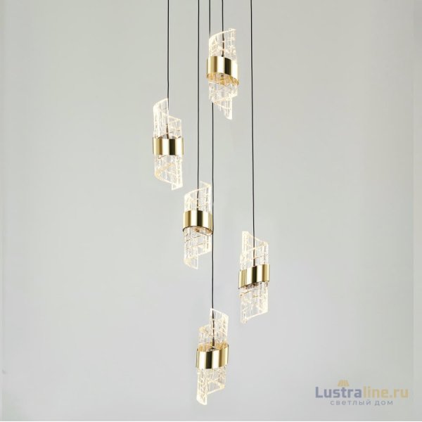 Каскадная люстра DeLight Collection MD23001022-5A gold