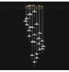 Каскадная люстра Cloyd Shangrila 11335