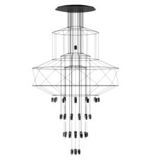 Каскадная люстра ImperiumLoft Vibia Wireflow 75394-22
