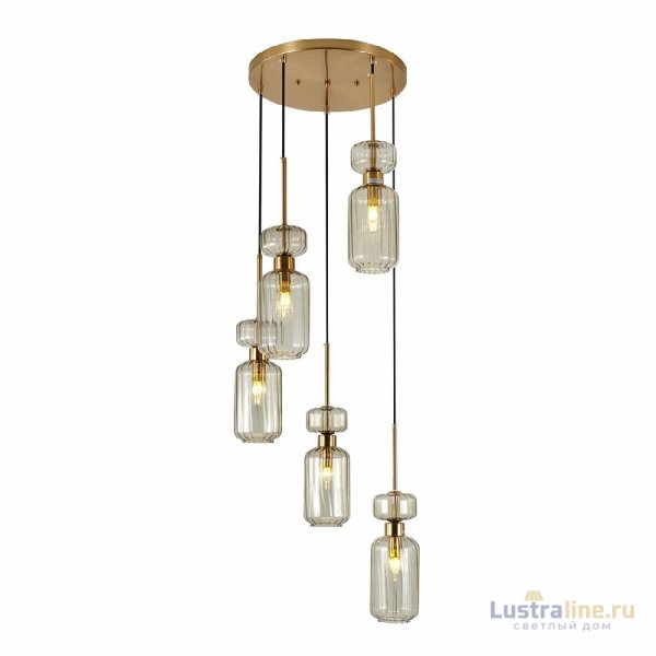 Каскадная люстра Escada Gloss 1141/5S Beige Каскадная люстра Escada Gloss 1141/5S Beige