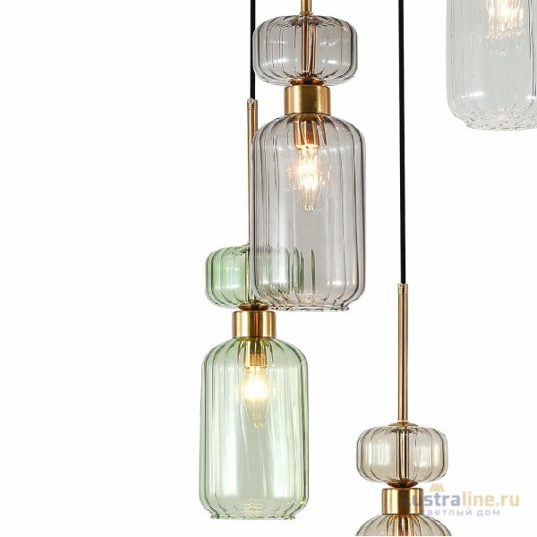 Каскадная люстра Escada Gloss 1141/5S CL/BG/GN/SM/AM Каскадная люстра Escada Gloss 1141/5S CL/BG/GN/SM/AM