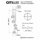 Каскадная люстра Citilux Дуэт CL719050