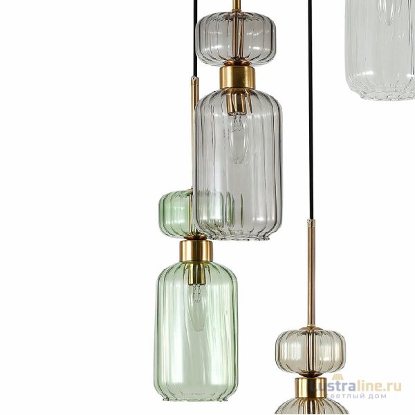 Каскадная люстра Escada Gloss 1141/5S CL/BG/GN/SM/AM Каскадная люстра Escada Gloss 1141/5S CL/BG/GN/SM/AM