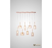 Каскадная люстра AM Group AM355-8AMBER