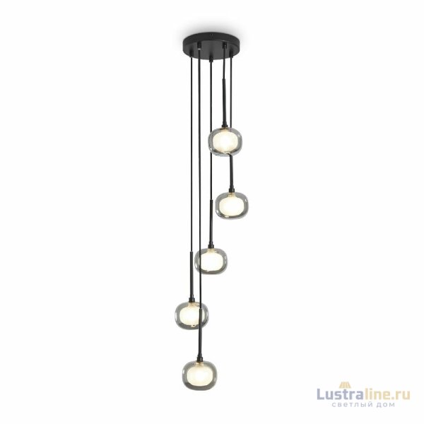 Каскадная люстра Freya Shimmer FR5435PL-05B1 Каскадная люстра Freya Shimmer FR5435PL-05B1