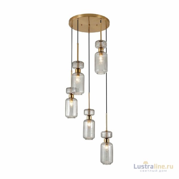 Каскадная люстра Escada Gloss 1141/5S Smoke Каскадная люстра Escada Gloss 1141/5S Smoke