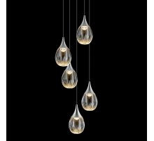 Каскадная люстра Delight Collection Stilla MD24001004-5A chrome/clear