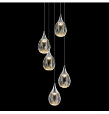 Каскадная люстра Delight Collection Stilla MD24001004-5A chrome/clear