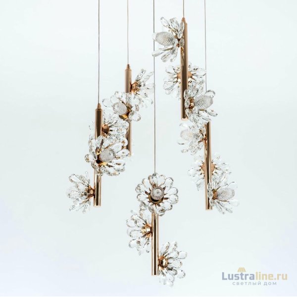 Каскадная люстра Modelux ML.1855.15 GD Каскадная люстра Modelux ML.1855.15 GD