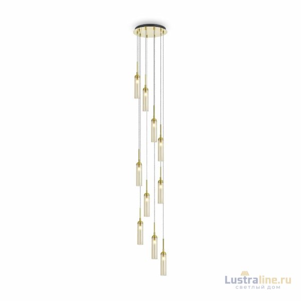 Каскадная люстра Freya Borgy FR5379PL-10G Каскадная люстра Freya Borgy FR5379PL-10G