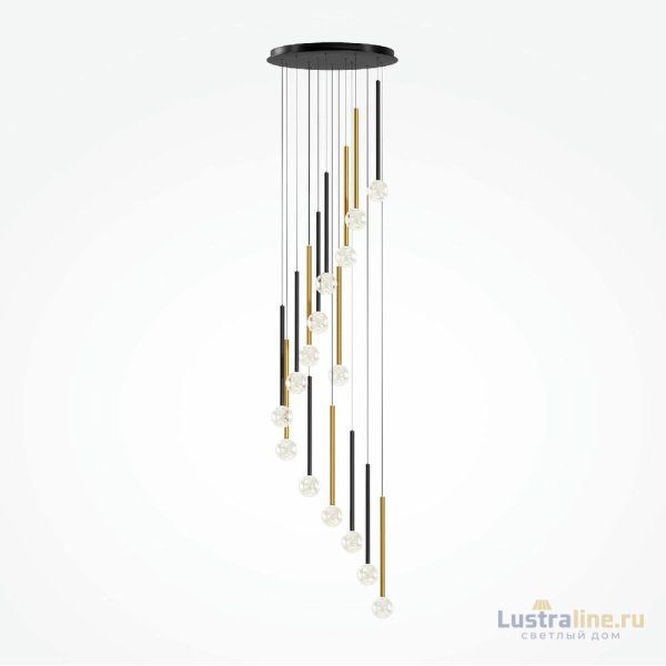 Каскадная люстра Maytoni Bubble dream MOD383PL-L40BBS3K