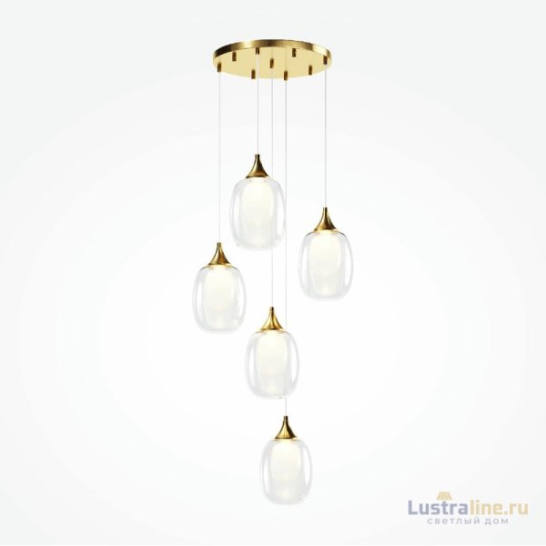 Каскадная люстра Maytoni Aura MOD016PL-05BS Каскадная люстра Maytoni Aura MOD016PL-05BS