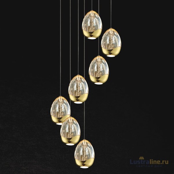 Каскадная люстра Delight Collection Terrene MD13003023-12A gold Каскадная люстра Delight Collection Terrene MD13003023-12A gold