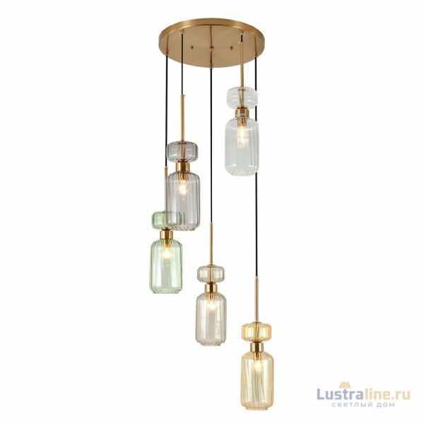 Каскадная люстра Escada Gloss 1141/5S CL/BG/GN/SM/AM Каскадная люстра Escada Gloss 1141/5S CL/BG/GN/SM/AM