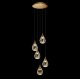 Каскадная люстра Delight Collection Stilla MD24001004-5A gold/clear
