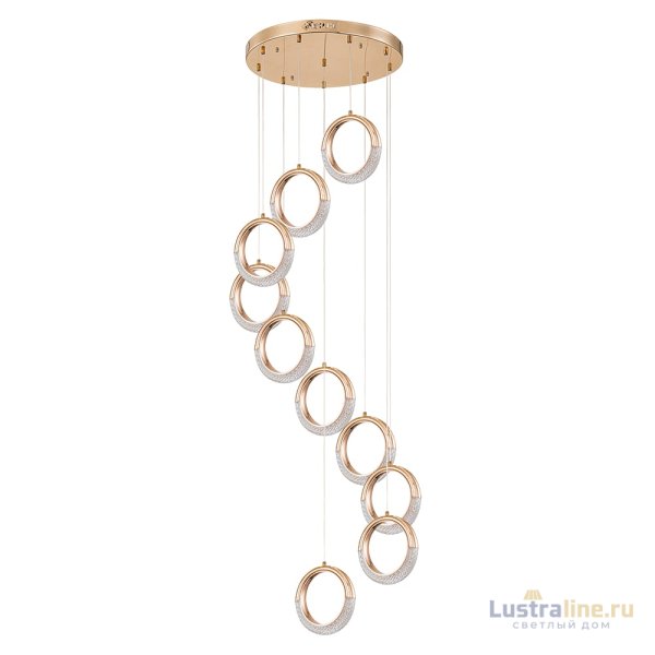 Каскадная люстра Arte Lamp Montana A7777SP-10GO Каскадная люстра Arte Lamp Montana A7777SP-10GO