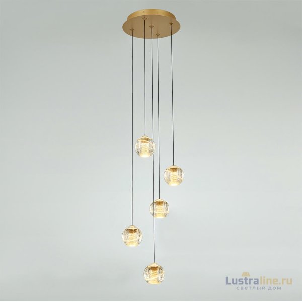 Каскадная люстра DeLight Collection MD22001052-5A gold Каскадная люстра DeLight Collection MD22001052-5A gold