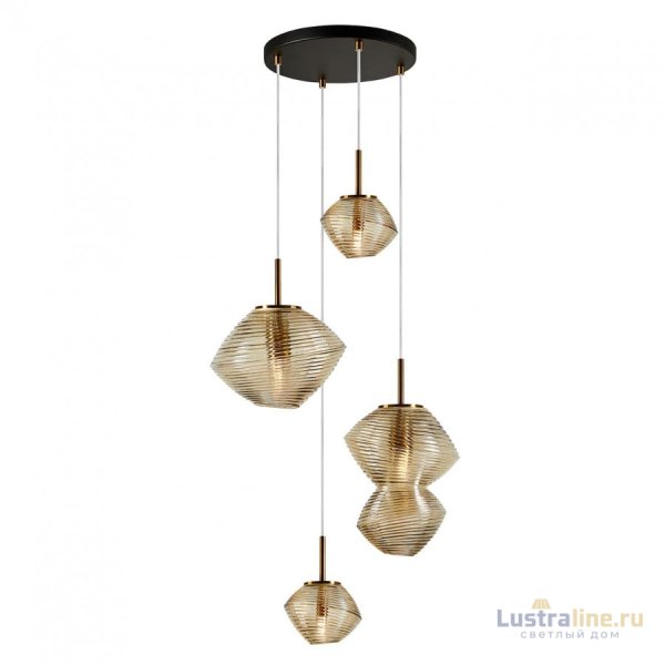 Каскадная люстра IMEX Oreon MD.9402-4-P-BR Каскадная люстра IMEX Oreon MD.9402-4-P-BR