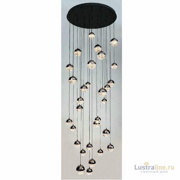 Каскадная люстра Modelux ML.2408.30 BK Каскадная люстра Modelux ML.2408.30 BK