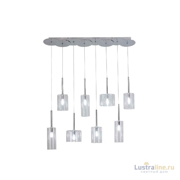 Каскадная люстра AM Group AM355-8CLEAR