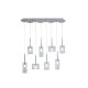 Каскадная люстра AM Group AM355-8CLEAR