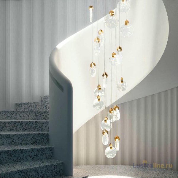 Каскадная люстра Modelux ML.88988.25 GD Каскадная люстра Modelux ML.88988.25 GD