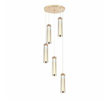 Каскадная люстра Indigo Rilucente 11061/5P Gold V000151L