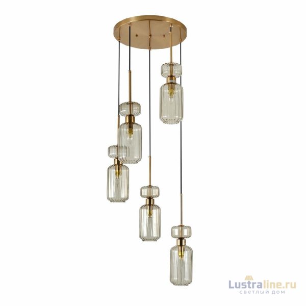 Каскадная люстра Escada Gloss 1141/5S Beige Каскадная люстра Escada Gloss 1141/5S Beige