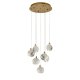 Каскадная люстра Delight Collection OD2440-7 gold/clear