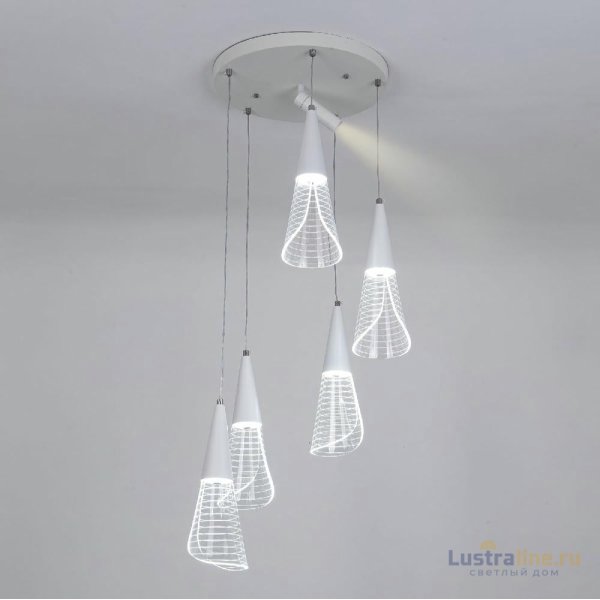 Каскадная люстра LED4U L7106-6 WТ