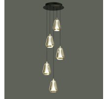 Каскадная люстра Delight Collection MD24001011-5A brass/champagne