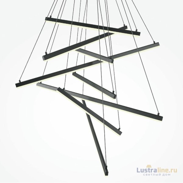 Каскадная люстра Maytoni Line MOD016PL-L96BK