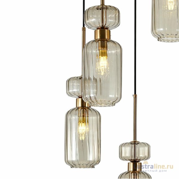 Каскадная люстра Escada Gloss 1141/5S Beige Каскадная люстра Escada Gloss 1141/5S Beige