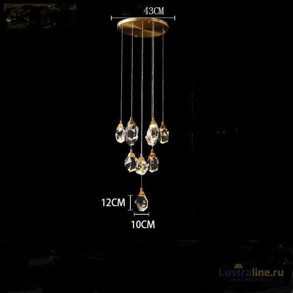 Каскадная люстра ImperiumLoft Cristel One 193599-26