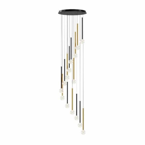 Каскадная люстра Maytoni Bubble dream MOD383PL-L40BBS3K