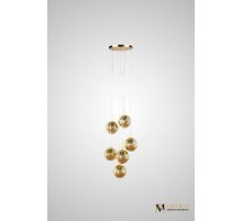 Каскадная люстра AM Group AM352-6GL