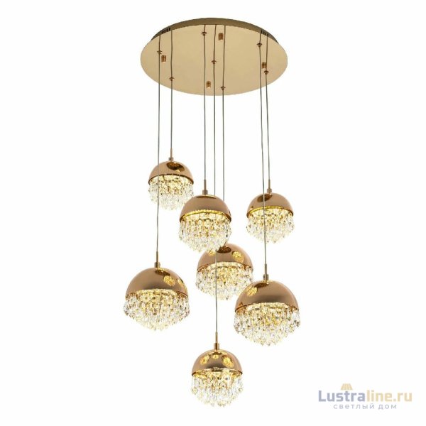 Каскадная люстра Modelux ML.2210.7 GD Каскадная люстра Modelux ML.2210.7 GD