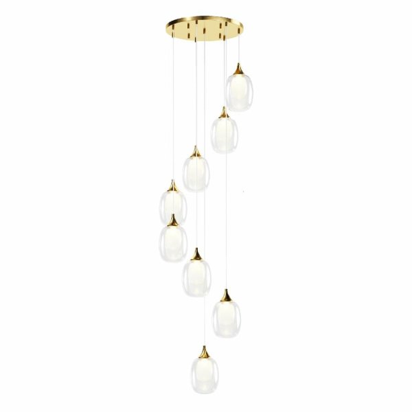 Каскадная люстра Maytoni Aura MOD016PL-08BS1