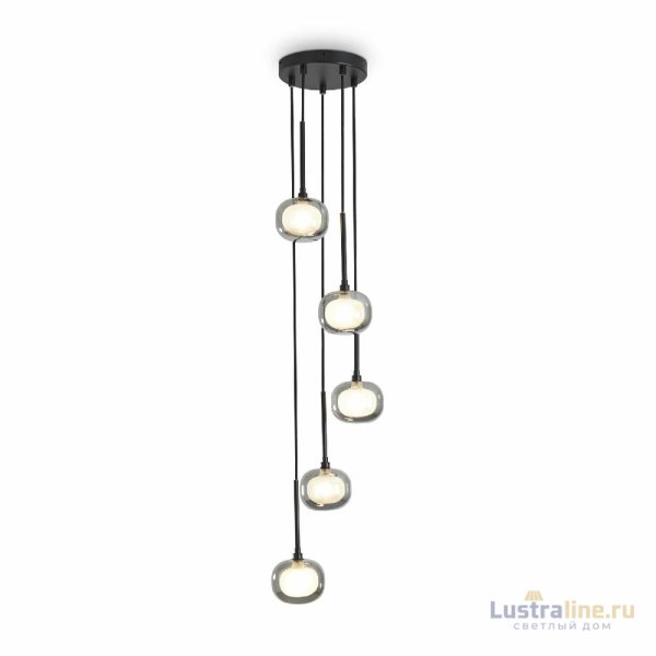 Каскадная люстра Freya Shimmer FR5435PL-05B1 Каскадная люстра Freya Shimmer FR5435PL-05B1