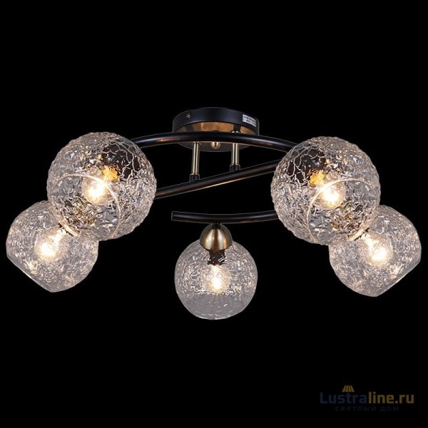 Люстра на штанге Illumico IL0296-5CSQ-79 BK AB