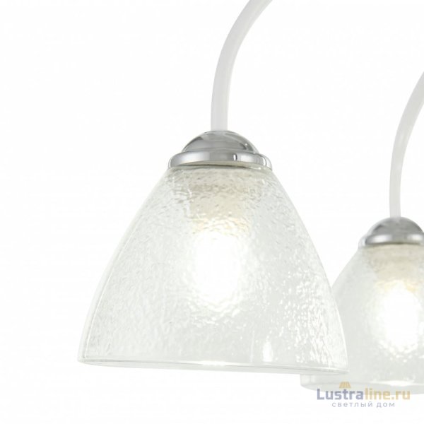 Люстра на штанге Arte Milano Napoli 321410/3 CR+WH Люстра на штанге Arte Milano Napoli 321410/3 CR+WH