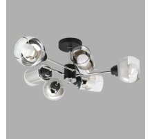 Люстра на штанге IMEX MD.8243-6-S-BK+CH Люстра на штанге IMEX MD.8243-6-S-BK+CH