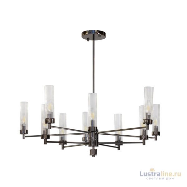 Люстра на штанге AM Group INDIGO SP10 PEARL BLACK
