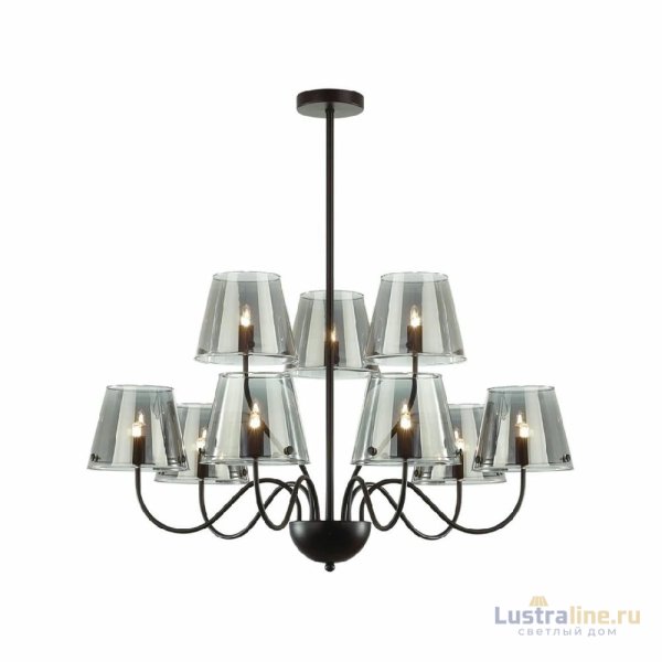 Люстра на штанге Lumion Smoky 6570/9C Люстра на штанге Lumion Smoky 6570/9C