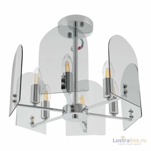 Люстра на штанге Arte Milano Sorrento 377309/6/390 CR Люстра на штанге Arte Milano Sorrento 377309/6/390 CR