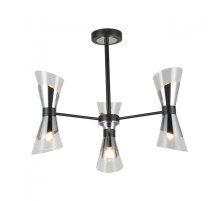 Люстра на штанге IMEX MD.51913-6-S-BK+CH Люстра на штанге IMEX MD.51913-6-S-BK+CH
